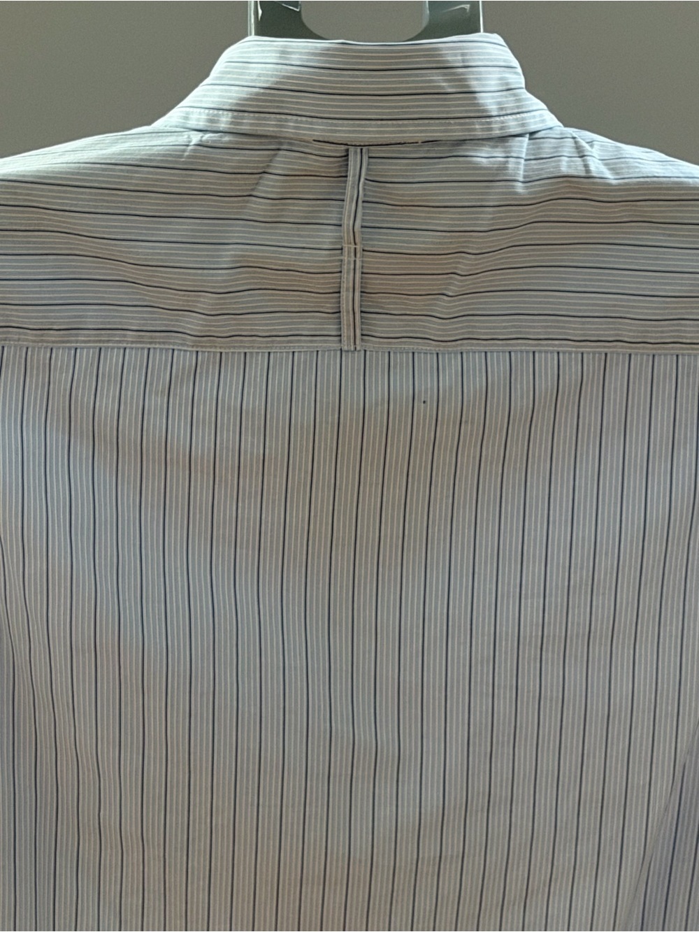 Banana Republic Men’s Blue Striped Button Front Shirt 100% Cotton Size S - Picture 9 of 11